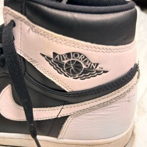 Nike Air Jordan Black and White Sneakers